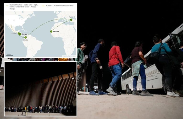 Migrants entering US through new route popularized on social media