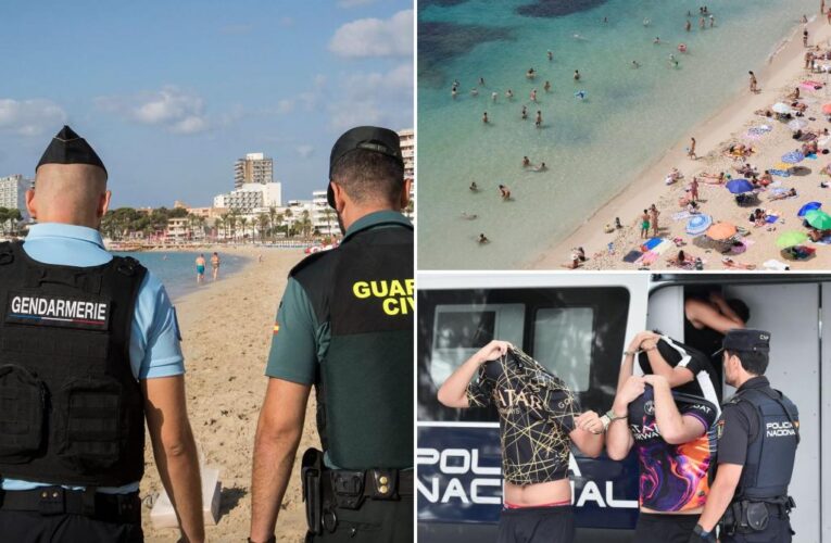 Six tourists arrested after allegedly gang raping woman at Spanish resort and filming attack: report