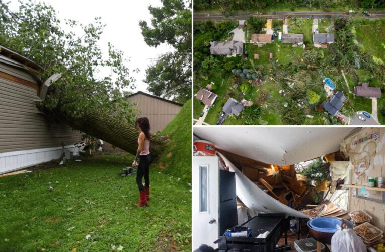 7 Michigan tornadoes confirmed as storms down trees and power lines; 5 people killed