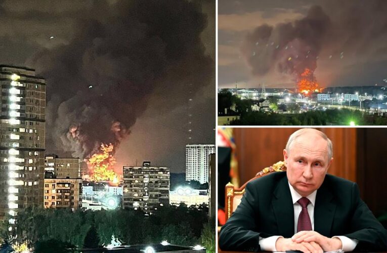 Russia warehouse near Putin’s residence is on fire