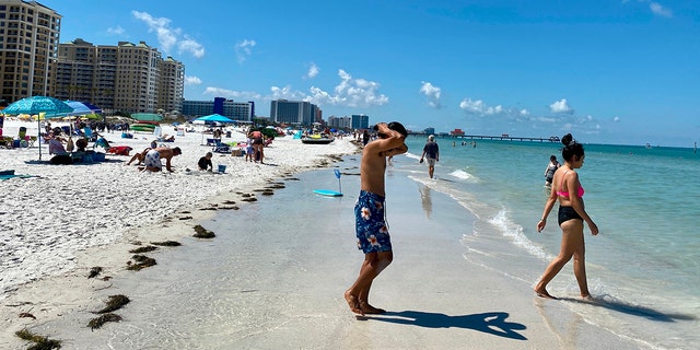 Clearwater Beach in Tampa Bay, Florida