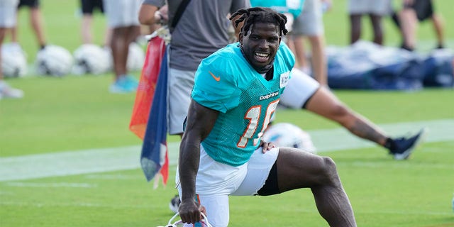 Tyreek Hill at training camp