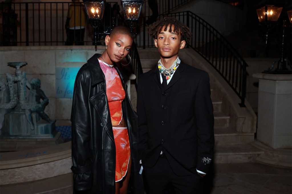 LOS ANGELES, CALIFORNIA - JULY 29: (L-R) Willow Smith and Jaden Smith attend the "Happier Than Ever: The Destination" celebration, presented by Billie Eilish and Spotify, for the new album on July 29, 2021 in Los Angeles, California. (Photo by Matt Winkelmeyer/Getty Images for Spotify)