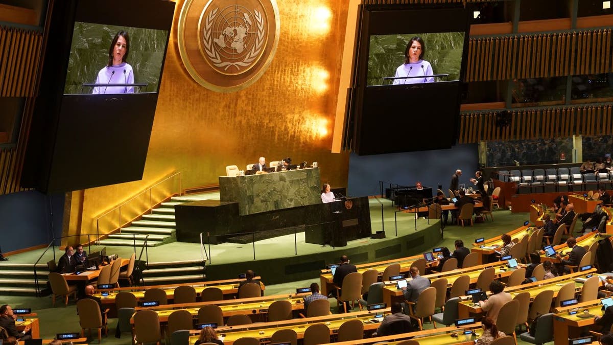 Annalena Baerbock during UNGA