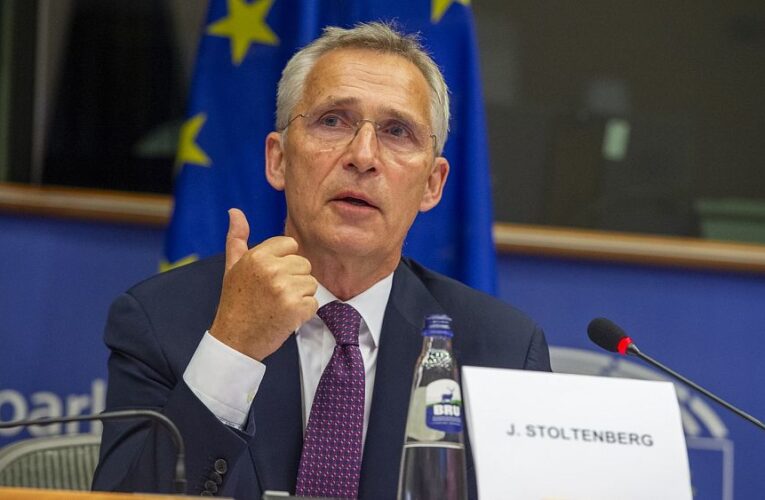 ‘We need to be with Ukraine not only in good times but also in bad times,’ says Jens Stoltenberg