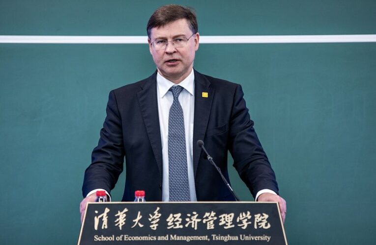 EU and China may ‘drift apart’ due to political tensions and economic disputes, warns Dombrovskis