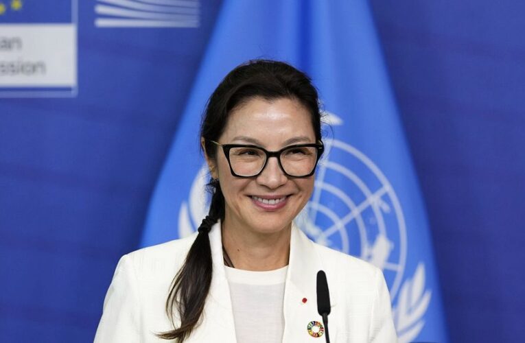 Reckless driving has ‘immense’ human and economic toll, Michelle Yeoh warns in Brussels visit