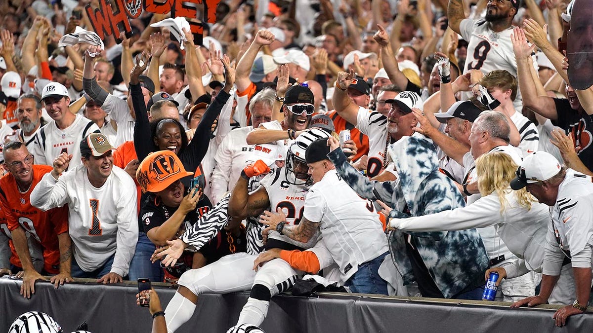 Joe Mixon celebrate