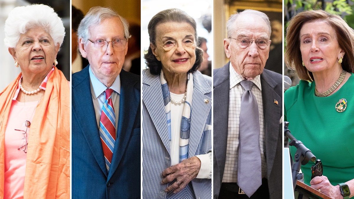 Grace Napolitano, Mitch McConnell, Dianne Feinstein, Chuck Grassley, Nancy Pelosi