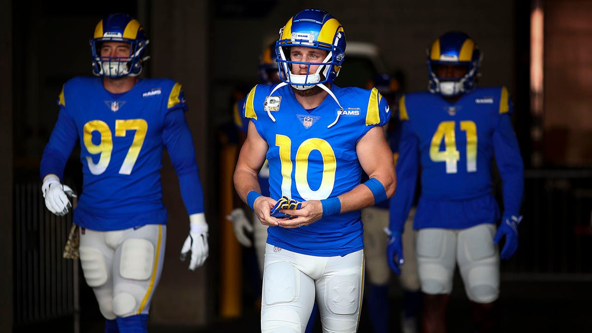 Cooper Kupp before a game against the Tampa Bay Buccaneers