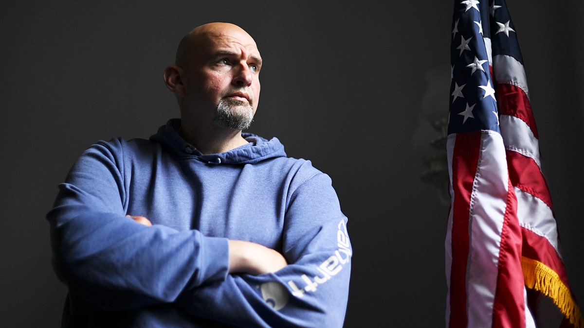 John Fetterman in his office