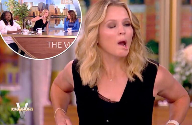 Sara Haines tries to morph into penis live on ‘The View’