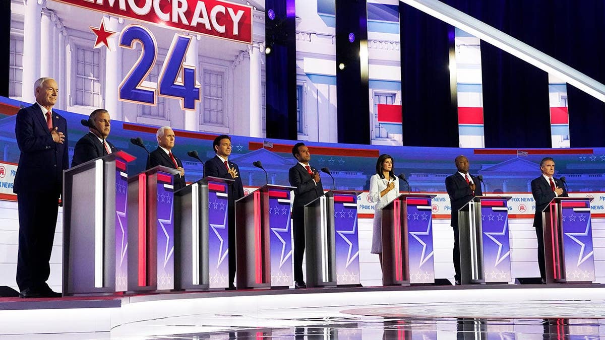 GOP candidates on stage for first Republican debate