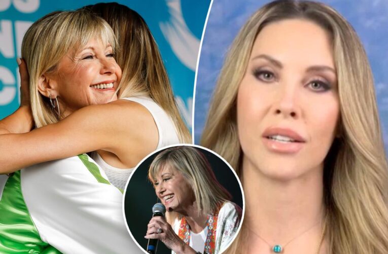 Olivia Newton-John’s daughter cries on live TV over her death
