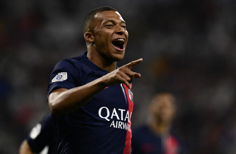 Lyon 1-4 PSG: Kylian Mbappe strikes twice in first-half blitz as Ligue 1 champions cruise
