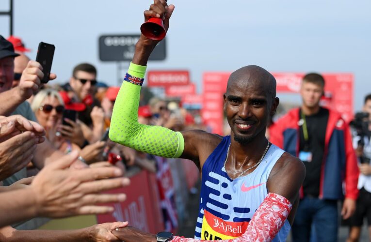 Four-time Olympic champion Mo Farah ends glittering career at Great North Run – ‘Running is what saved me’