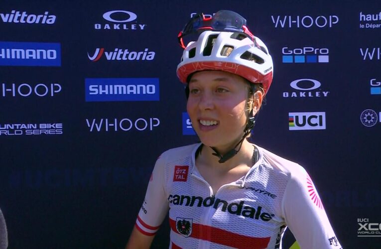 UCI Mountain Bike World Cup: Mona Mitterwallner wins second consecutive cross-country event in Les Gets, France