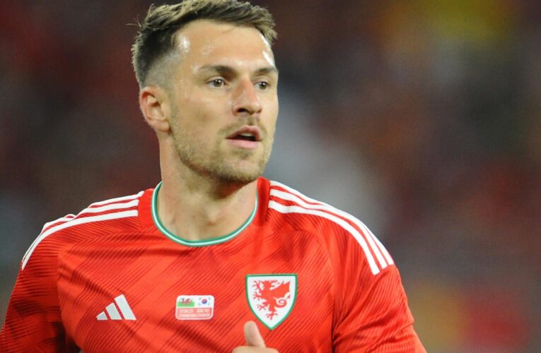 Latvia 0-2 Wales: Captain Aaron Ramsey scores as Welsh keep slim Euro 2024 hopes alive