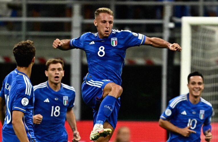 Italy 2-1 Ukraine: Azzurri qualification hopes rise as Davide Frattesi double enough to secure three points