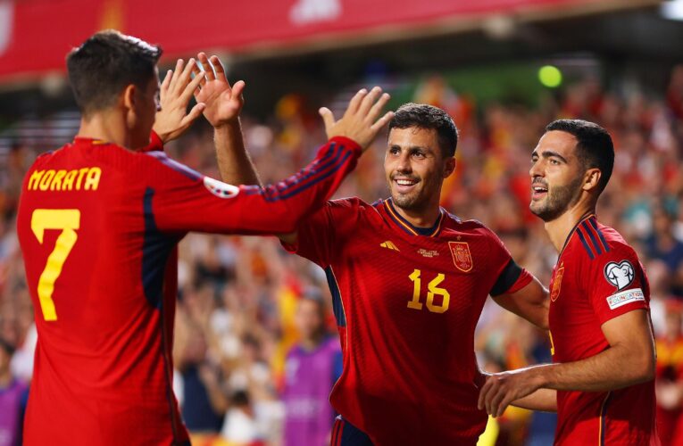 Spain 6-0 Cyprus: Ferran Torres grabs two goals as Spain hit six past Cypriots to move closer to Euro 2024 qualification