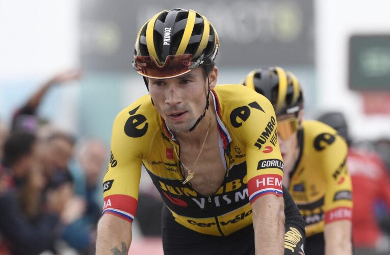 Primoz Roglic wins Stage 17 at Vuelta a Espana as Jumbo-Visma stars leave Sepp Kuss behind on astonishing day