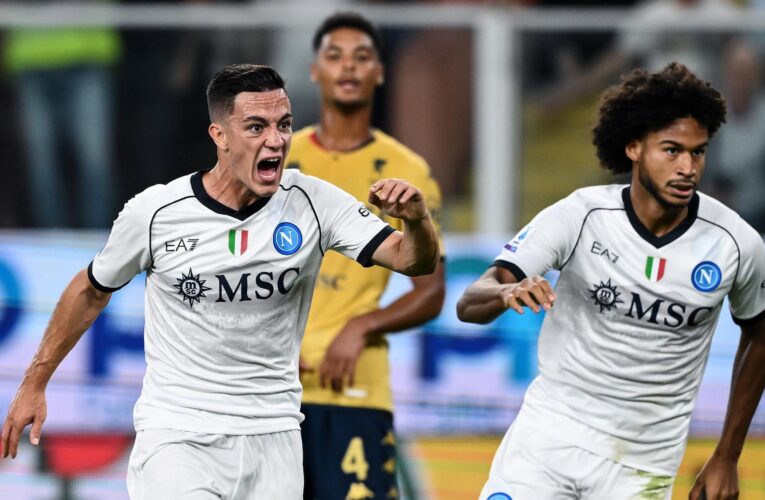 Genoa 2-2 Napoli: Champions escape with comeback draw thanks to late Giacomo Raspadori and Matteo Politano stunners