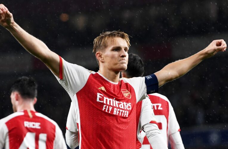Martin Odegaard says Arsenal are ‘in this competition to go all the way’ after thrashing PSV on Champions League return