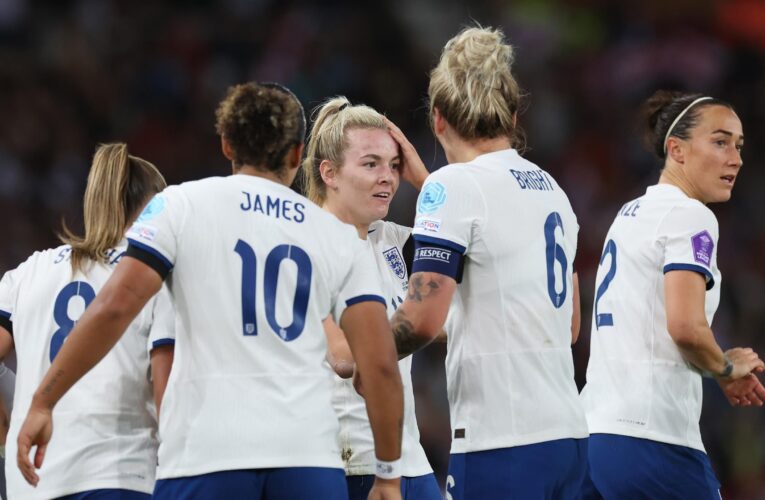 Lucy Bronze and Lauren Hemp on target as nervy England overcome Scotland in UEFA Women’s Nations League opener