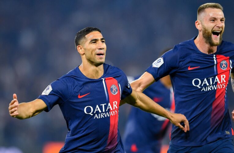 PSG 4-0 Marseille: Achraf Hakimi and Randal Kolo Muani star in Le Classique win but Kylian Mbappe hobbles off