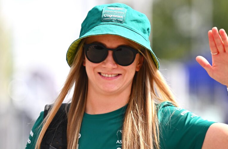 Jessica Hawkins becomes first woman to test drive Formula 1 car since 2018 with Aston Martin