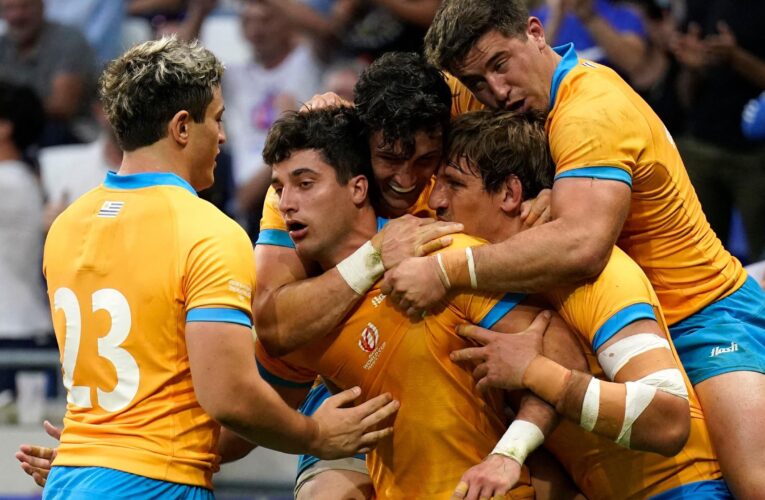 Rugby World Cup 2023: Uruguay mount comeback to deny Namibia maiden tournament win as cards and tries flow in Lyon