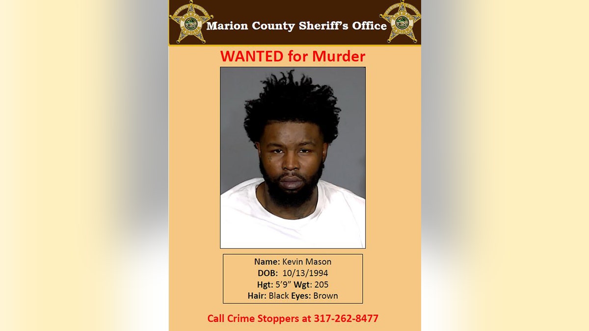 wanted poster for Kevin Mason, who was captured Wednesday in Minnesota