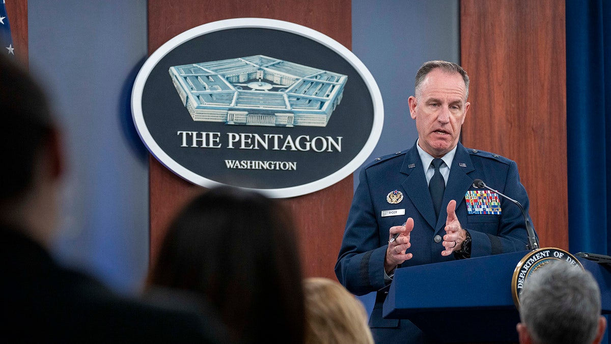 Pentagon spokesman addresses the media