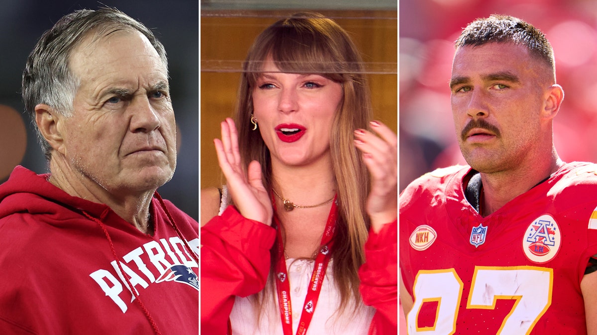 Bill Belichick, Taylor Swift and Travis Kelce