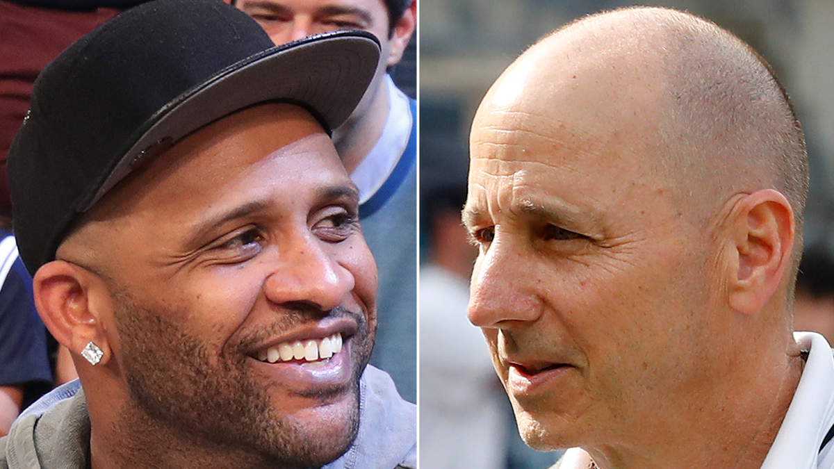 CC Sabathia and Brian Cashman side by side