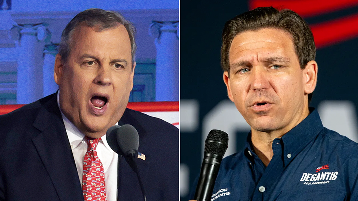 Chris Christie (Left) Ron DeSantis (Right)