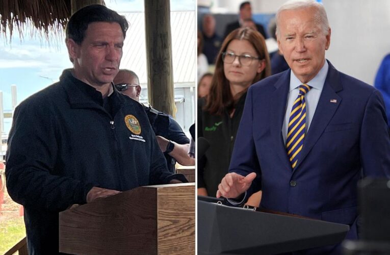 Ron DeSantis won’t meet Biden when he visits Florida to see Idalia damage