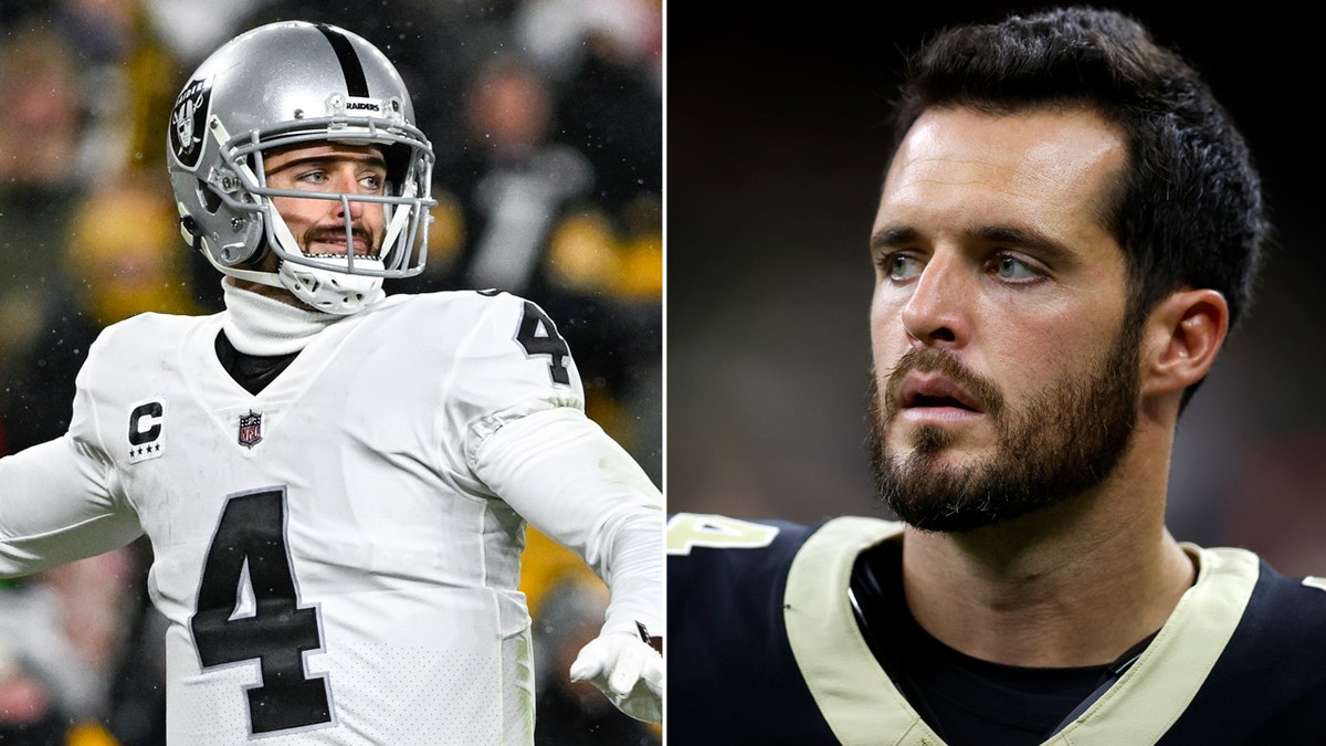 Derek Carr split photo