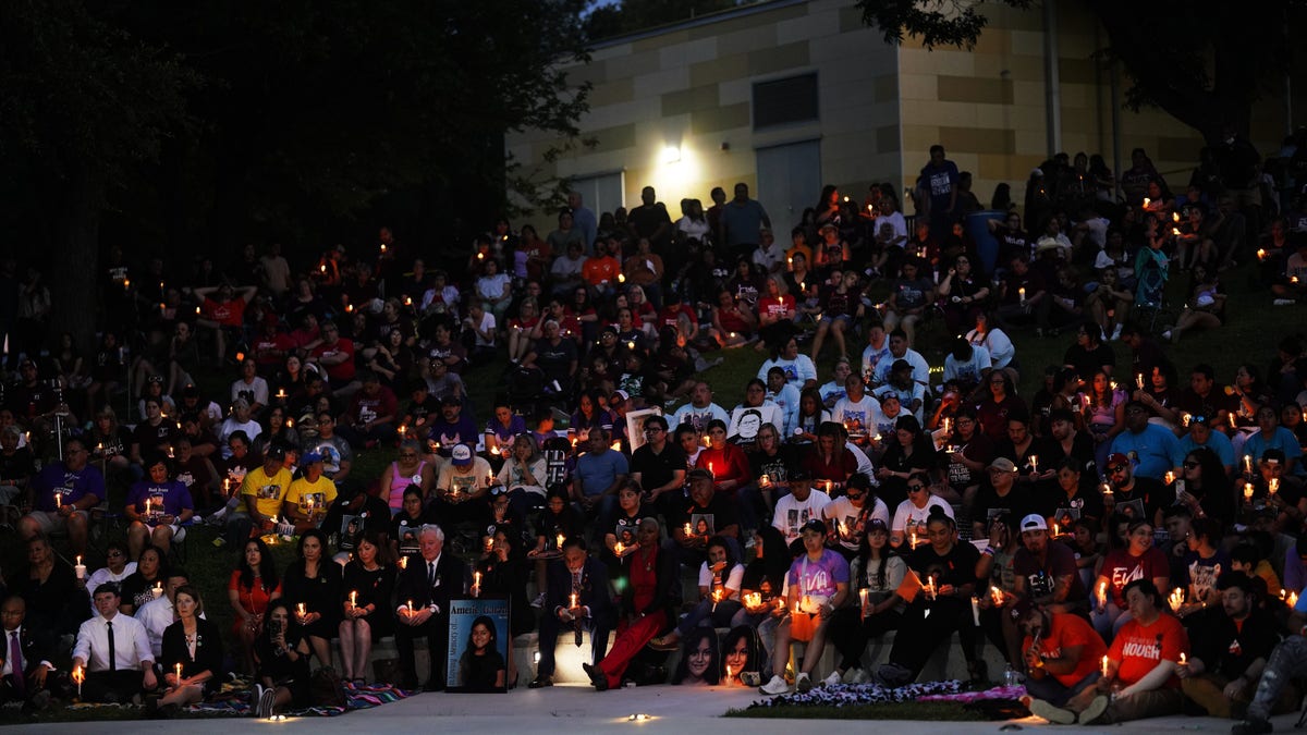 People at a vigil