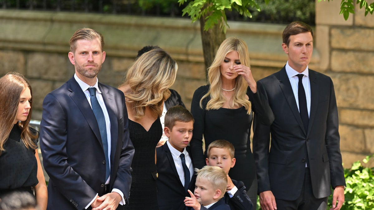 Eric Trump, Lara Trump, Joseph Kushner, Theo Kushner, Eric Luke Trump, Ivanka Trump and Jared Kushner