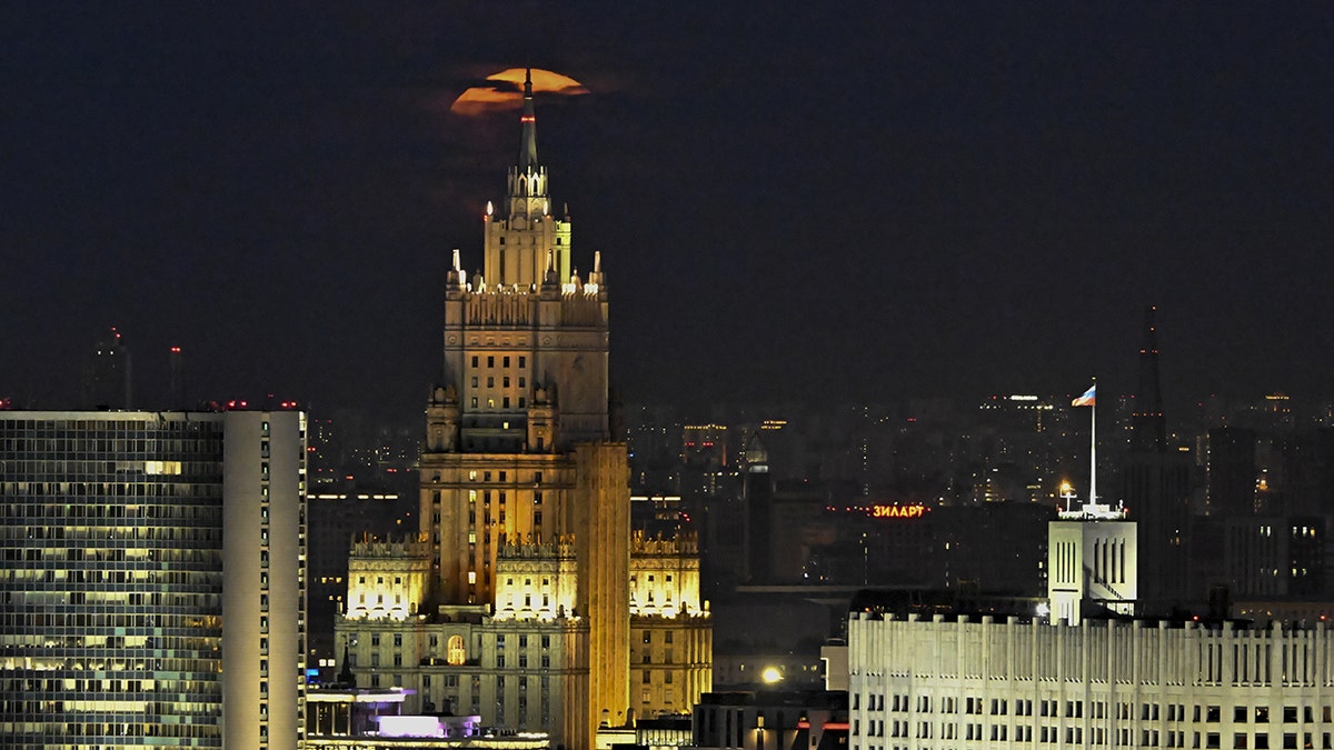 Moscow at night