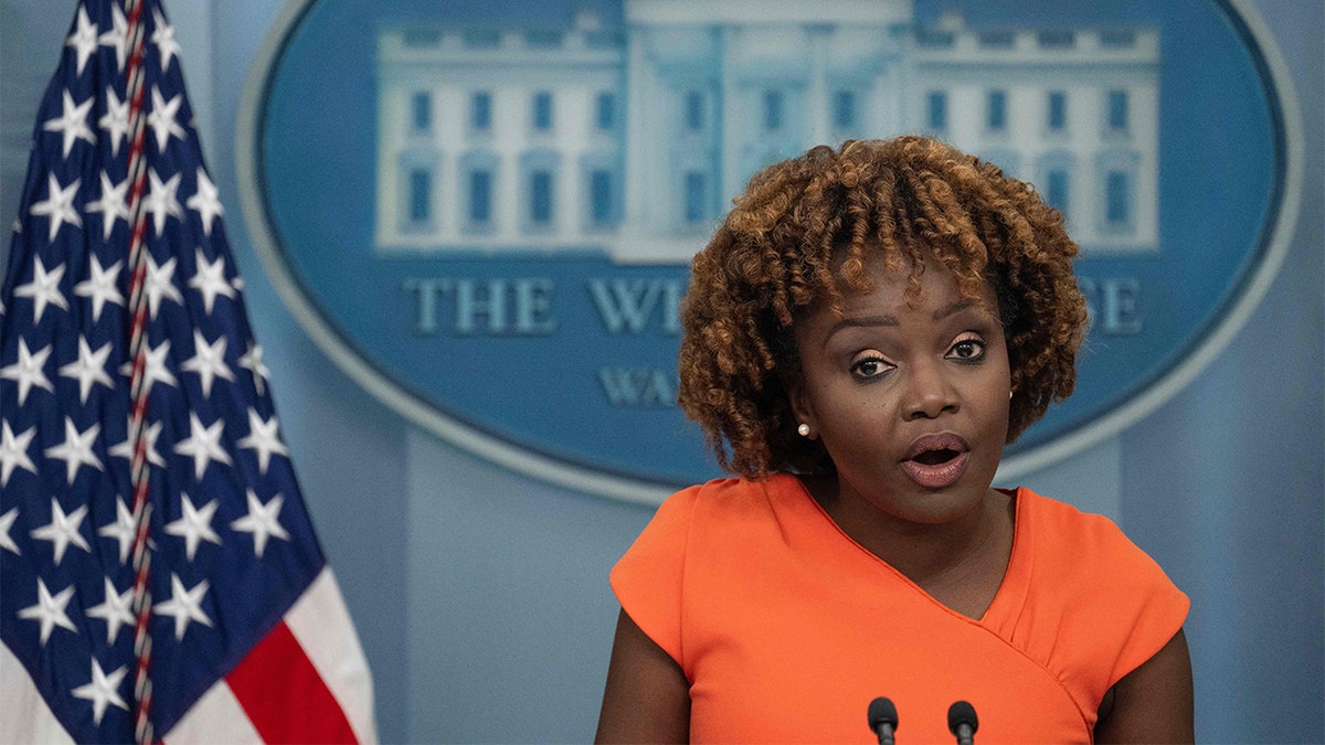 White House press secretary Karine Jean-Pierre