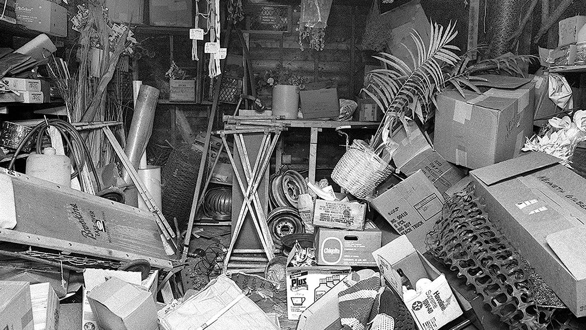 Joel Rifkins cluttered home