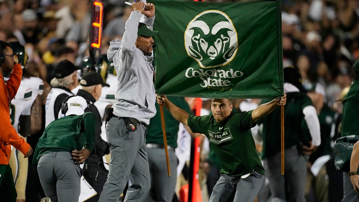 Jay Norvell jumps