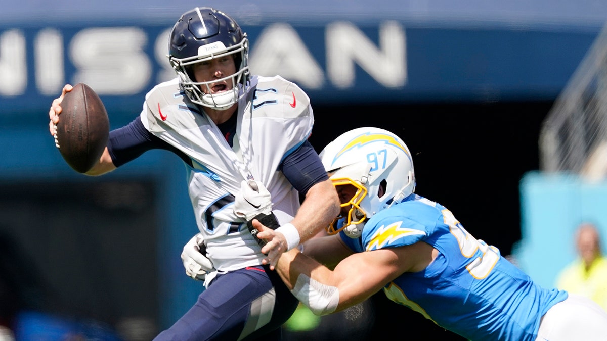 Joey Bosa drags down Ryan Tannehill