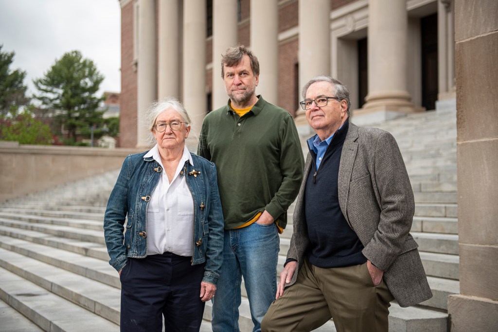 Harvard professors Ned Hall, Janet Halley, and Jeffrey Flier