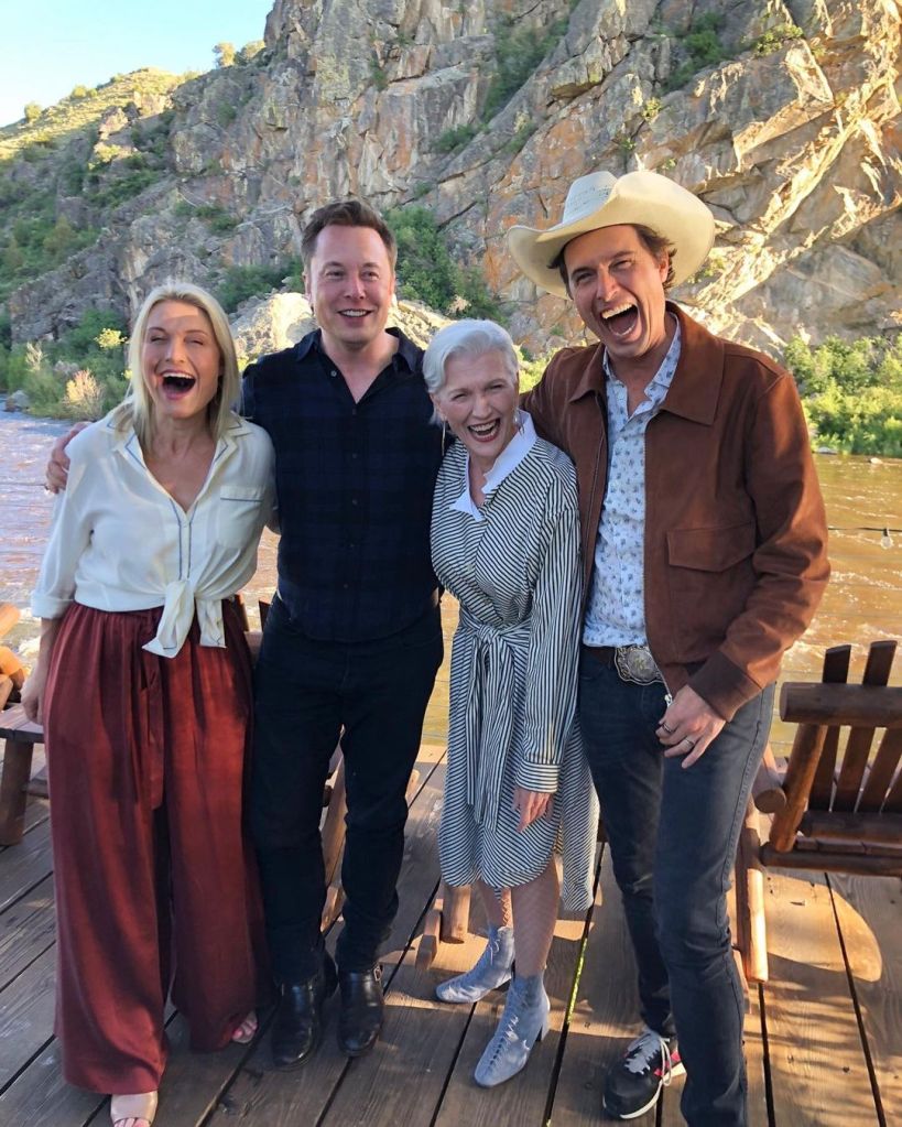 Tosca Musk, Elon Musk, Maye Musk, Kimbal Musk