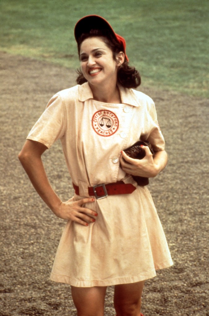 Madonna in "A League of Their Own"