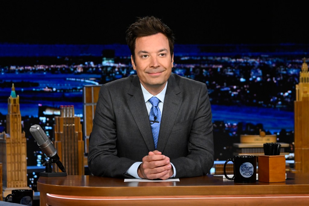 Jimmy Fallon smiling. 