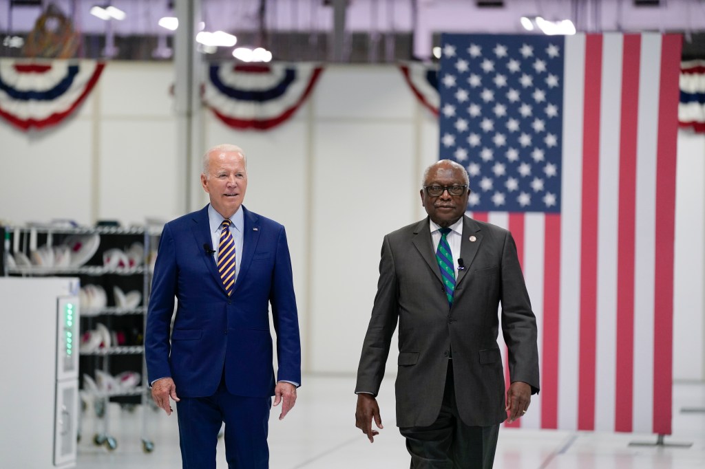 Joe Biden and Jim Clyburn